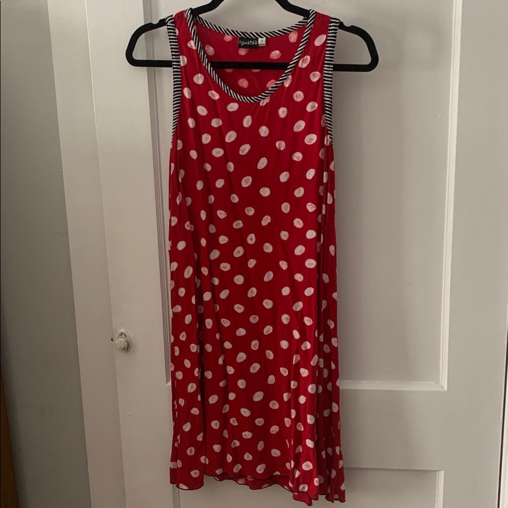 Iguana Indonesian Dress Fingerprints SMALL Disney Bounding Minnie Mouse